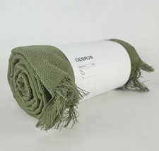 Ikea ODDRUN Throw Dark Green 51x67&quot; Blanket New - $48.40