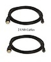 Two 2 Usb Cables For Canon SD770 SD780 SD800 SD850 Is A3200IS - $10.59