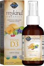 Garden of Life D3 Vitamin - mykind Organic Whole Food, Vanilla, 2oz Liquid - $50.55