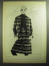 1970 Lord & Taylor Fashion Advertisement - Belle Saunders for Abe Schrader - $14.99