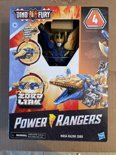 Power Rangers Dino Fury Mosa Razor Zord 4 Morph Action Figure Hasbro ...