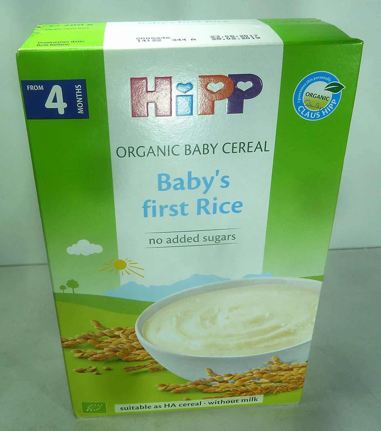 HIPP BABY RICE Organic Cereal Pap Sealed 1 Pack 200g NO Added Sugar