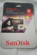 128GB Sandisk Ultra MicroSDXC Memory Card w/ Adapter for cellphones/laptops/PC's - $21.40