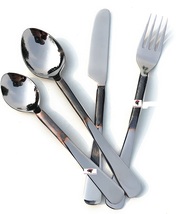 Medieval Eating Utensil Set Silverware Flatware Stainless Steel Fork Spoon Knife image 4