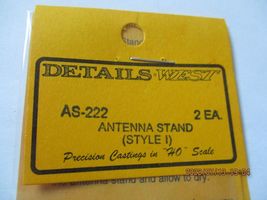 Details West # AS-222 Antenna Stand Style 1 HO-Scale image 4