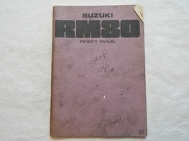 1977 Suzuki RM80 Owner's manual operator RM 80 repair guide - $26.10