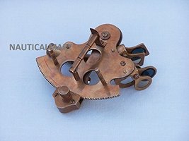 NauticalMart Scout's Antique Brass Sextant with Rosewood Box  image 2