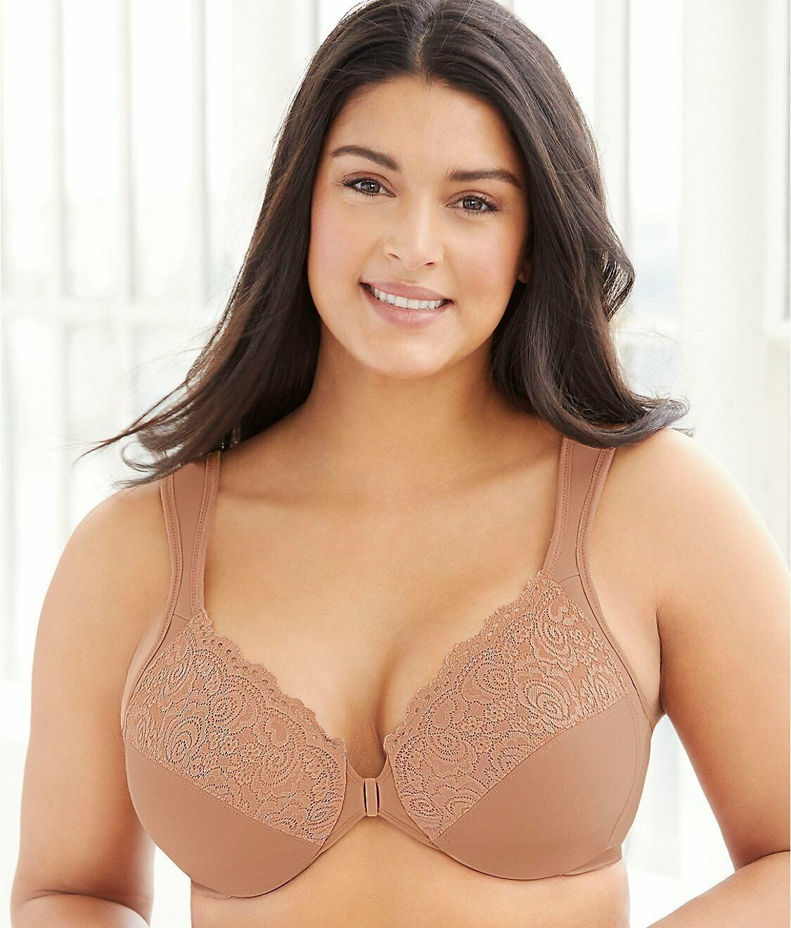 Glamorise Cappuccuino Elegance Front Close Wonderwire Bra Us 46b Uk 46b Nwot Bras And Bra Sets 1843