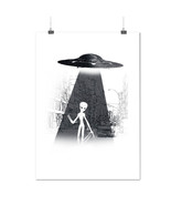 Alien Ghost Life UFO Spacecraft Matte/Glossy Poster A0 A1 A2 A3 A4 | Wel... - $7.99+