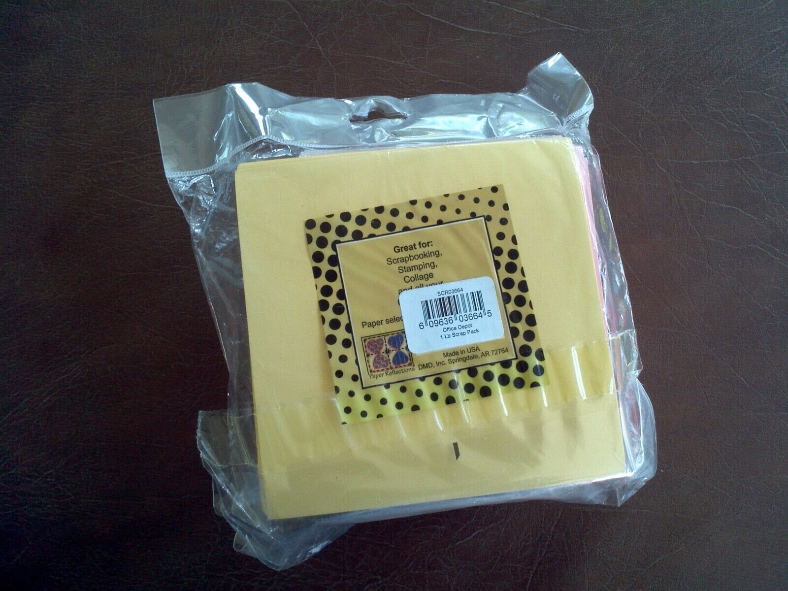 office depot 1lb Scrap Pack cardstock material Crafts