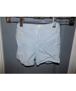 Hartstrings Blue &amp; White Striped Shorts Size 18M Boy&#39;s EUC - $15.30