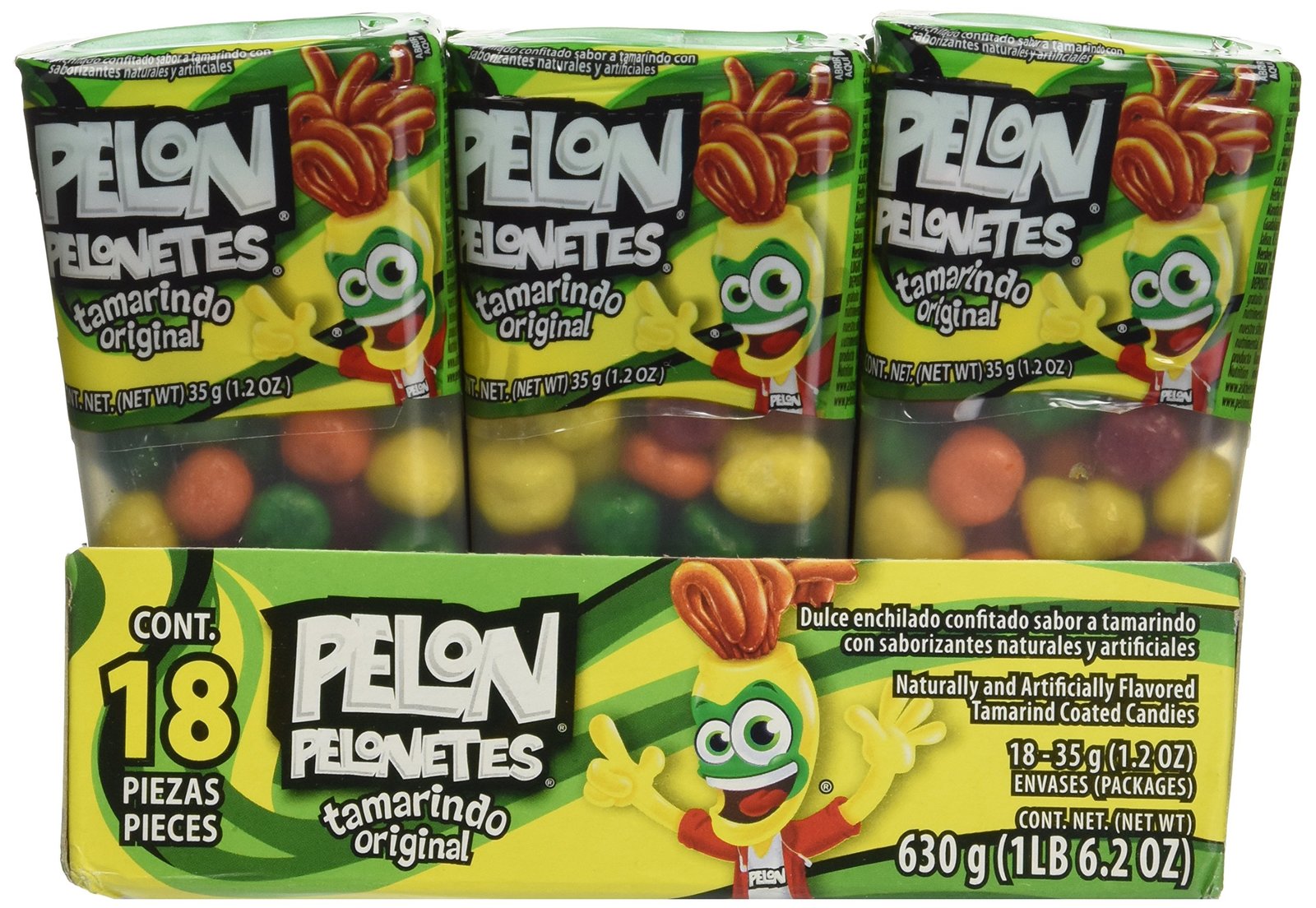 Pelon Pelo Rico Pelonetes Candy Bites (pack of 18) - Hard Candy & Lollipops