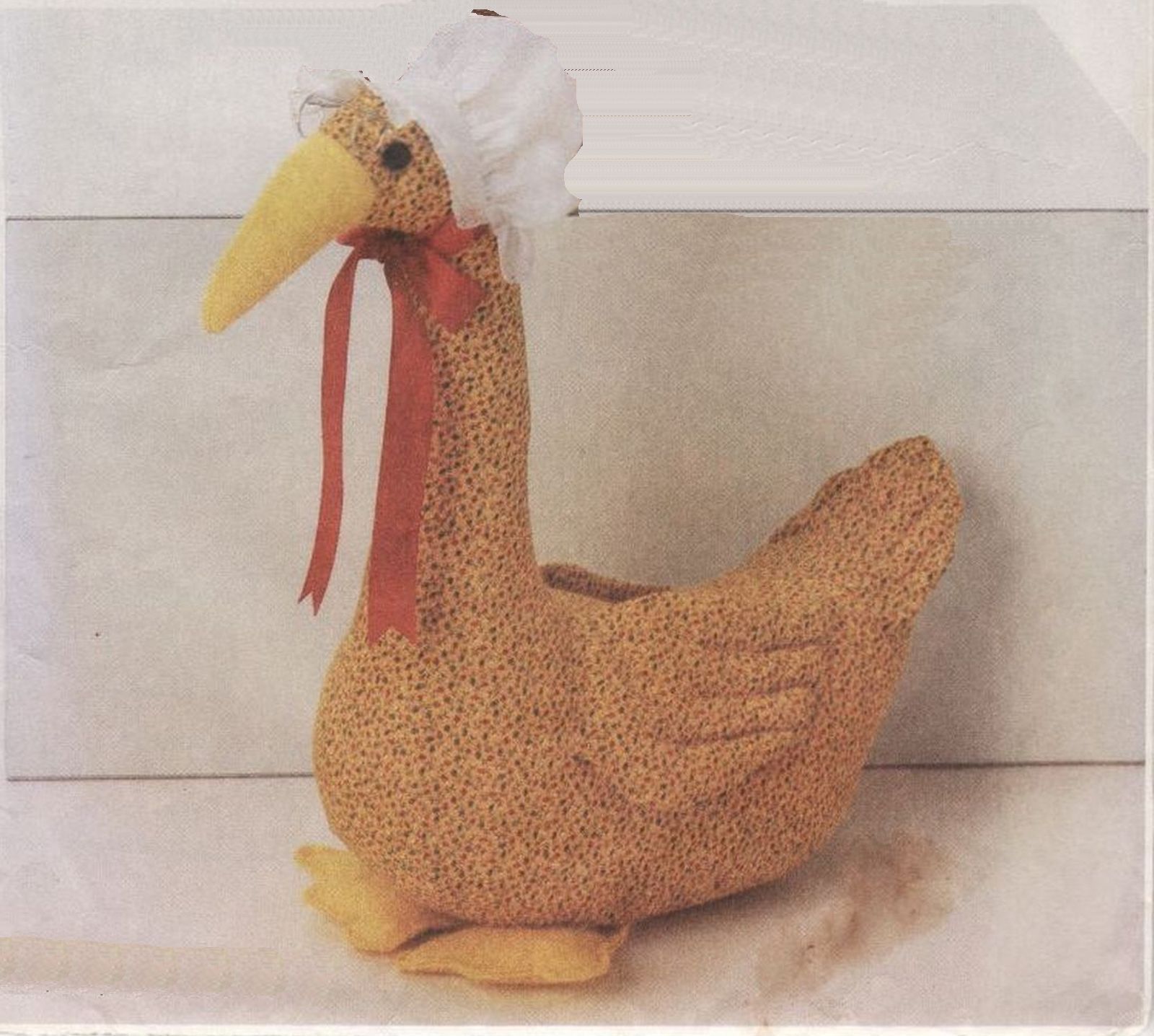 stuffed goose sewing pattern