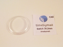 For SWATCH Watch Replacement Plexi-Glass Crystal 39.2mm No Date Spare Part C42 - $11.28