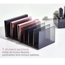 iDesign The Sarah Tanno Collection Plastic Cosmetics and Palette Organizer, Made image 7