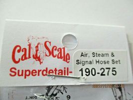 Cal Scale # 190-275 Air, Steam & Signal Hose Set for 2 Cars HO-Scale image 6