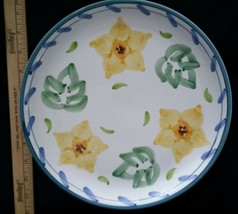 Vintage Antique Italian Artichoke Plate Marked and numbered Italy 9.5/"