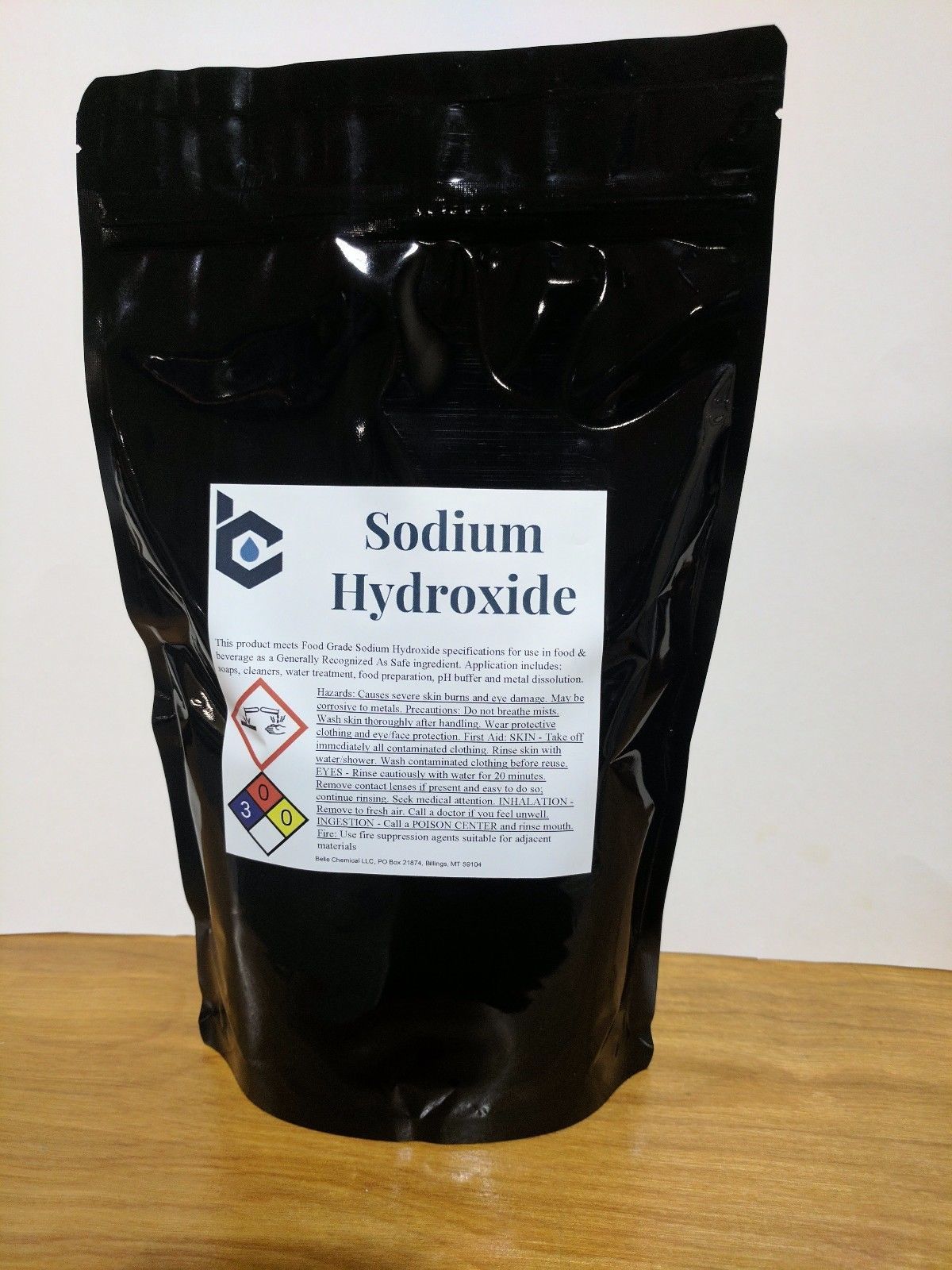 Sodium Hydroxide 100 Pure 4oz20 Lb (Caustic Soda, Lye) Food Grade Cleaning Products