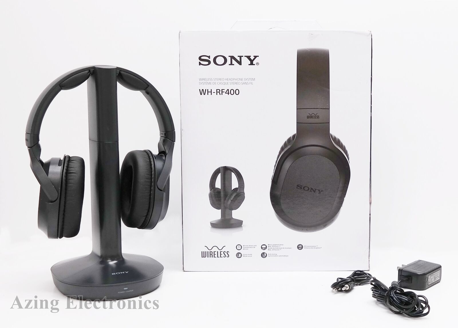 Sony WH-RF400 Wireless Home Theater Headphones - Black - Headphones