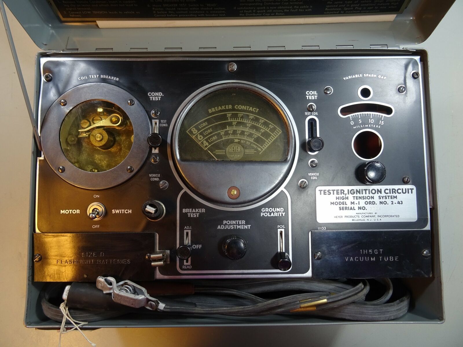 TESTER IGNITION CIRCUIT HIGH TENSION SYSTEM / 7163 Multimeters