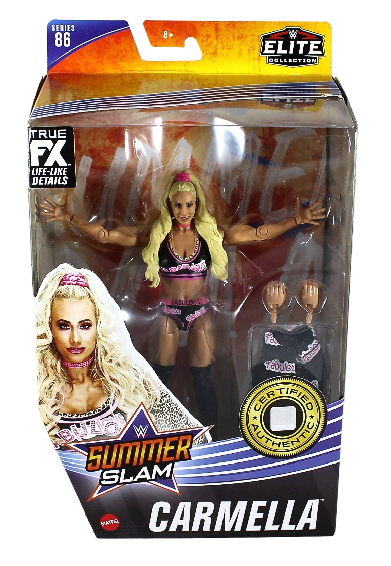 Mattel Wwe Elite Collection Series 86 Summer Slam Carmella Action 