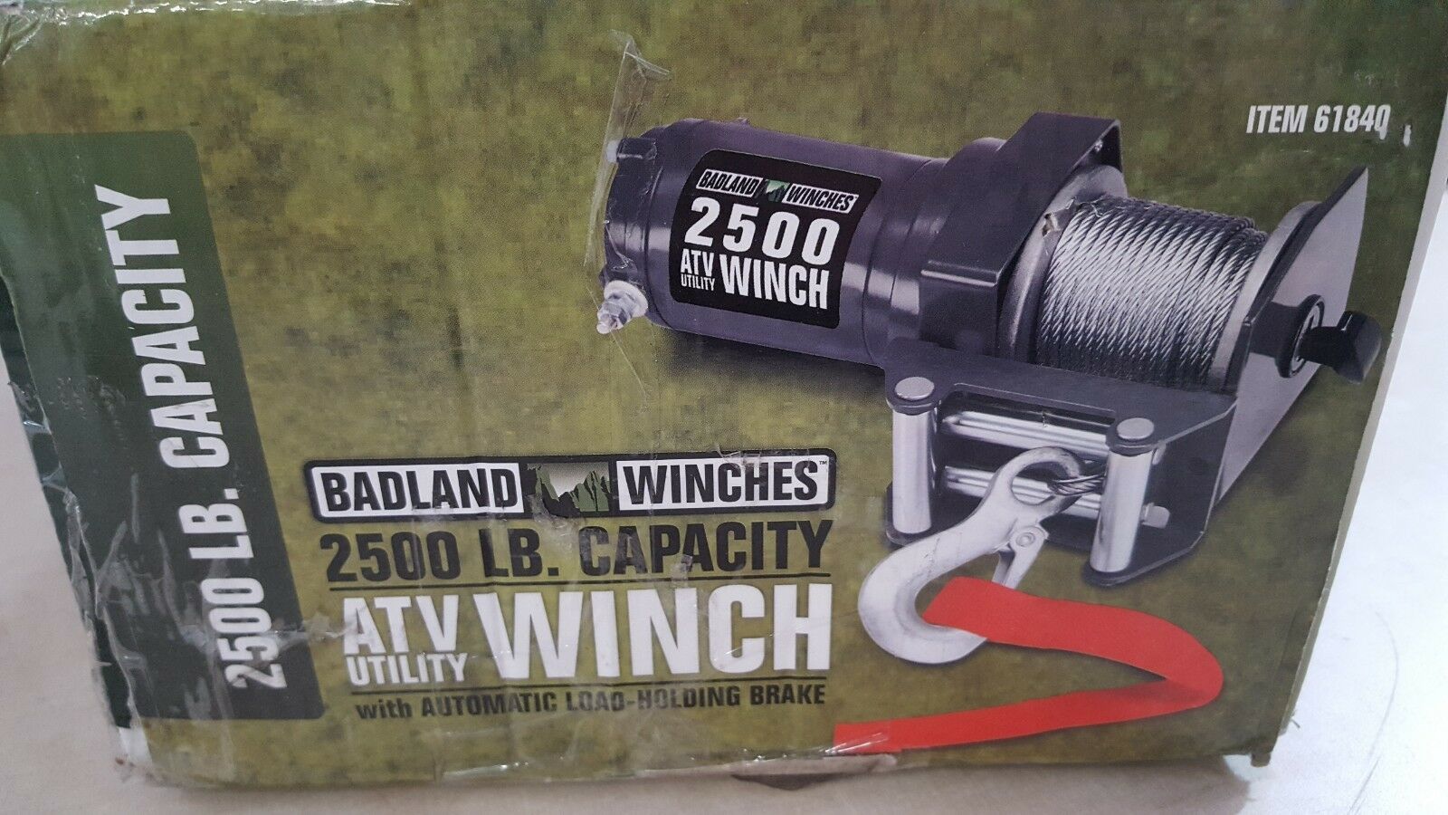 2500 Lb. ATV/Utility Electric Winch With Wireless Remote Control