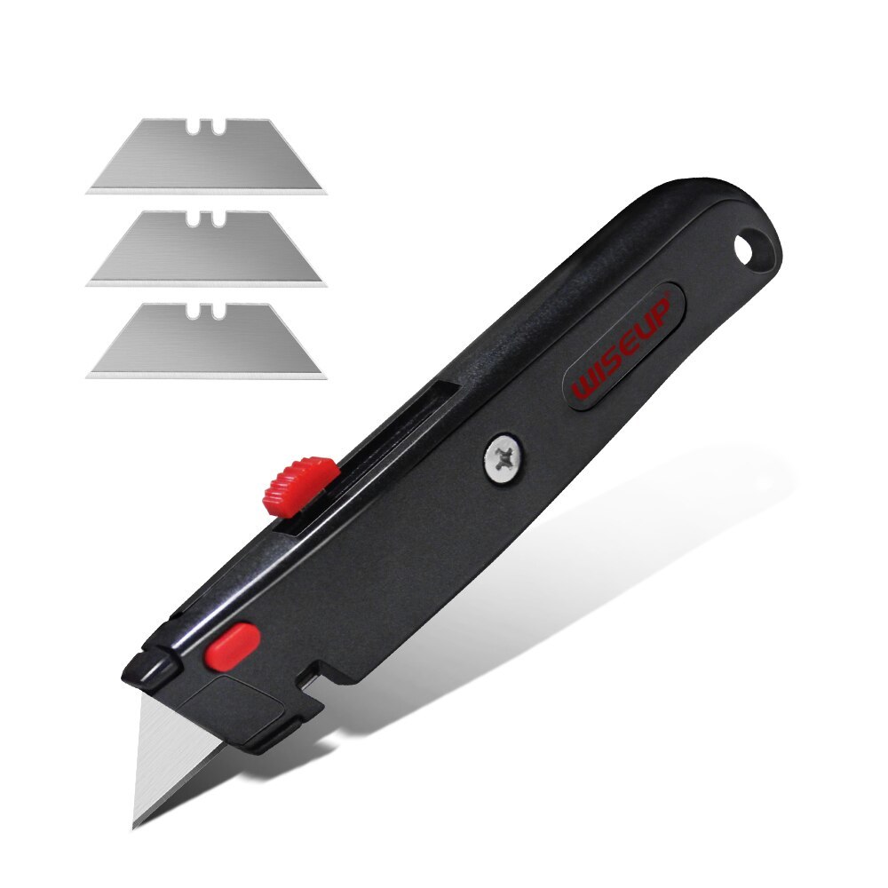 WISEUP Retractable Utility Heavy Duty Box Cutter Multi-Position Utility ...