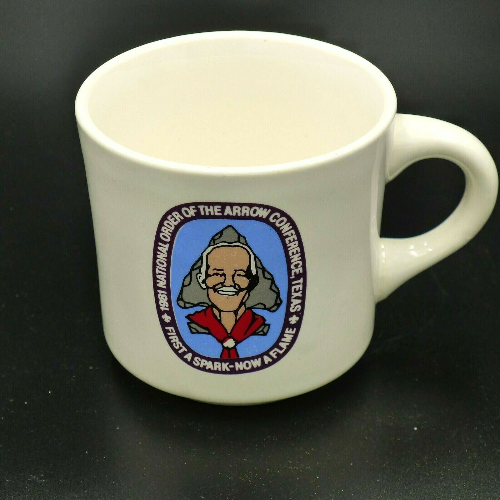 Primary image for 1981 Boy Scout National Order of the Arrow Conference Texas Coffee Cup  OA Mug