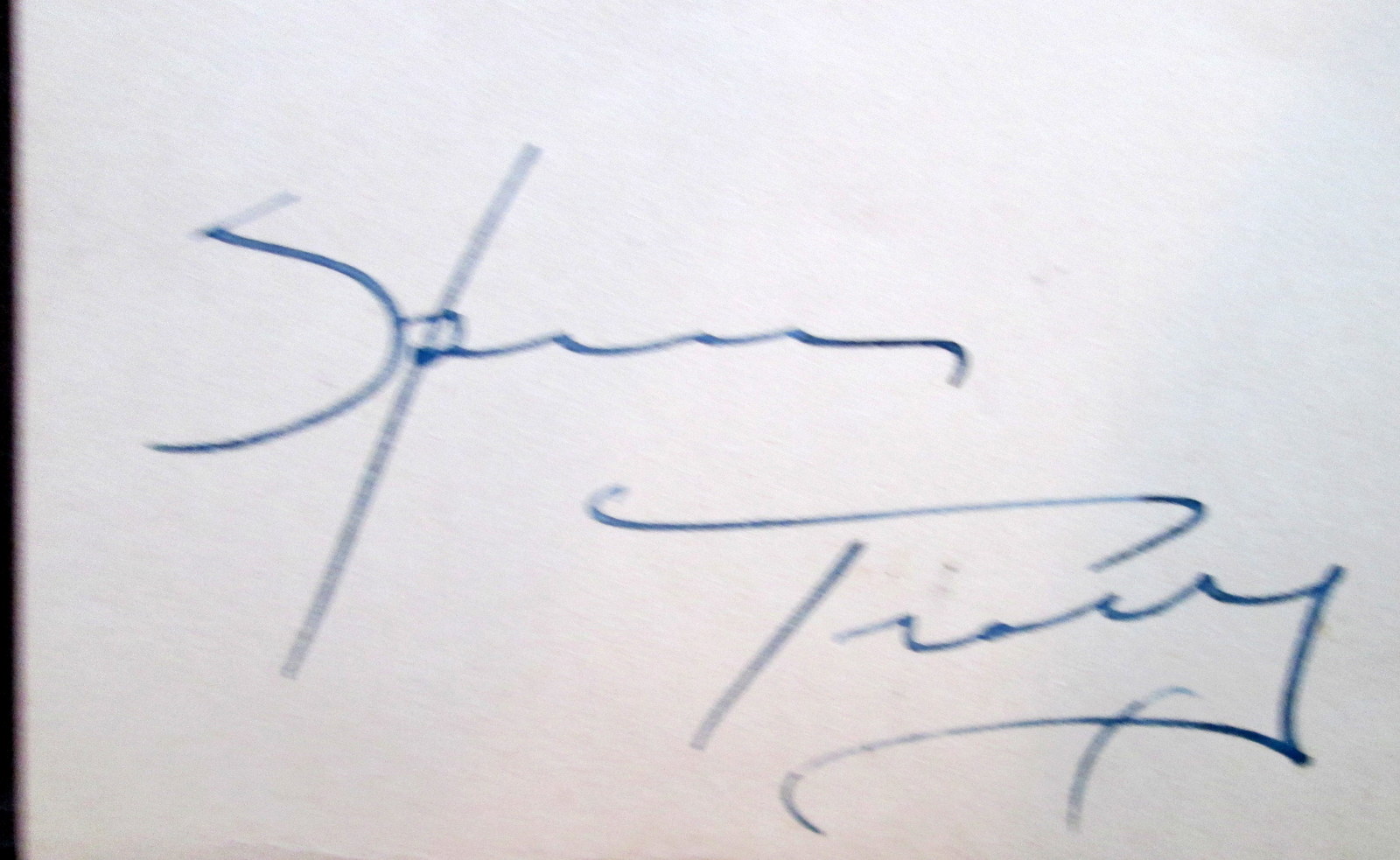 SPENCER TRACY (ORIGINAL AUTOGRAPH) MATTED WITH CLASSIC PHOTO Photographs