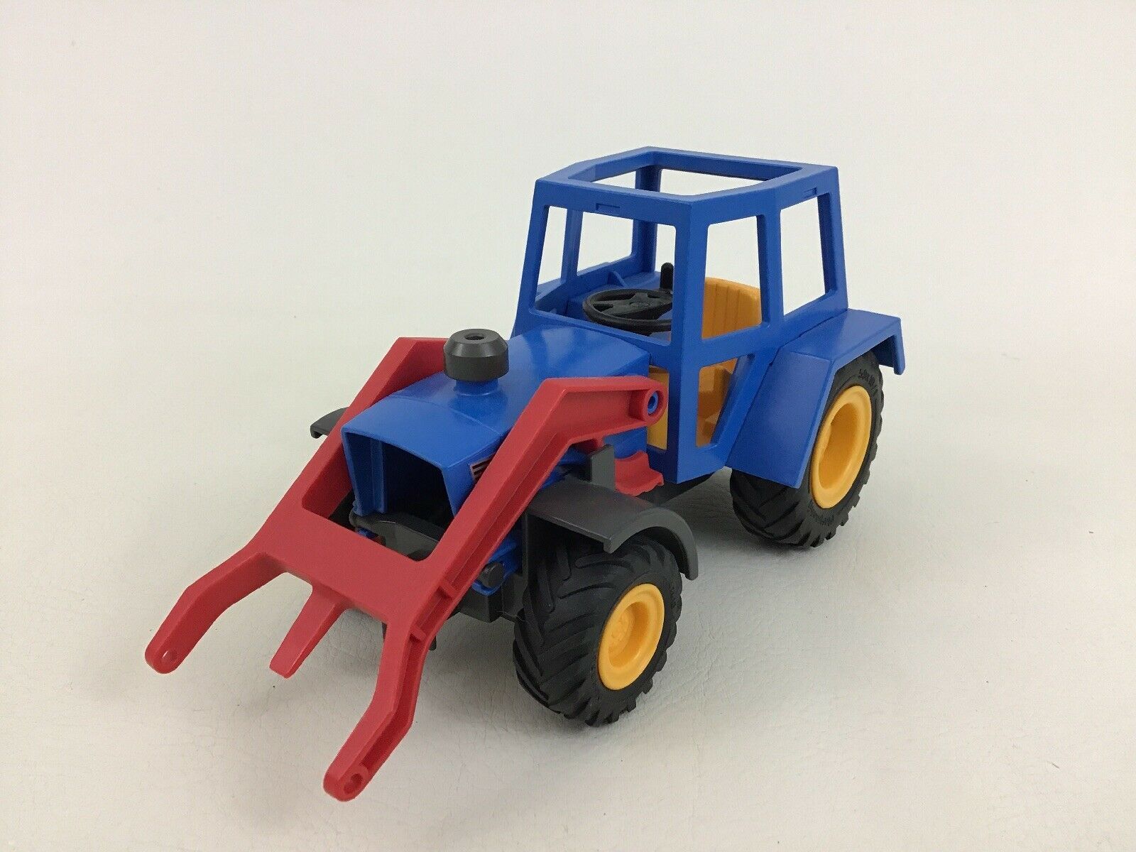 Playmobil 3073 Farm Tractor With Hay Trailer Replacement Blue Tractor Piece Part Playmobil