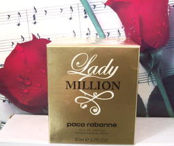 Lady Million By Paco Rabanne EDP Spray 2.7 FL. OZ. NWB - $79.99