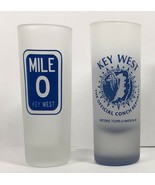Two Key West Double Shot Glasses - 0 Mile andThe Official Conch Republic - $9.95