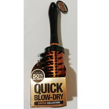 Conair Hair Brush Quick Blow Dry Pro Copper Collection Round Barrel - $10.88
