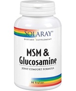 Solaray MSM &amp; Glucosamine, Veg Cap (Btl-Plastic) 90ct - $45.10