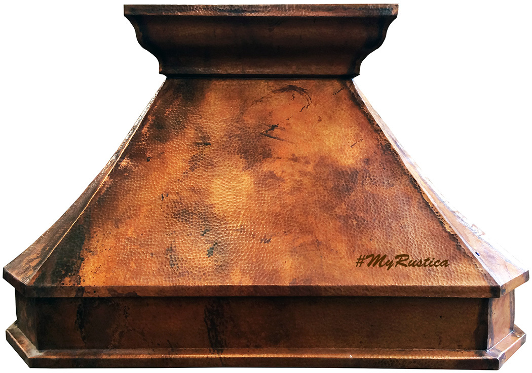 copper kitchen range hood design