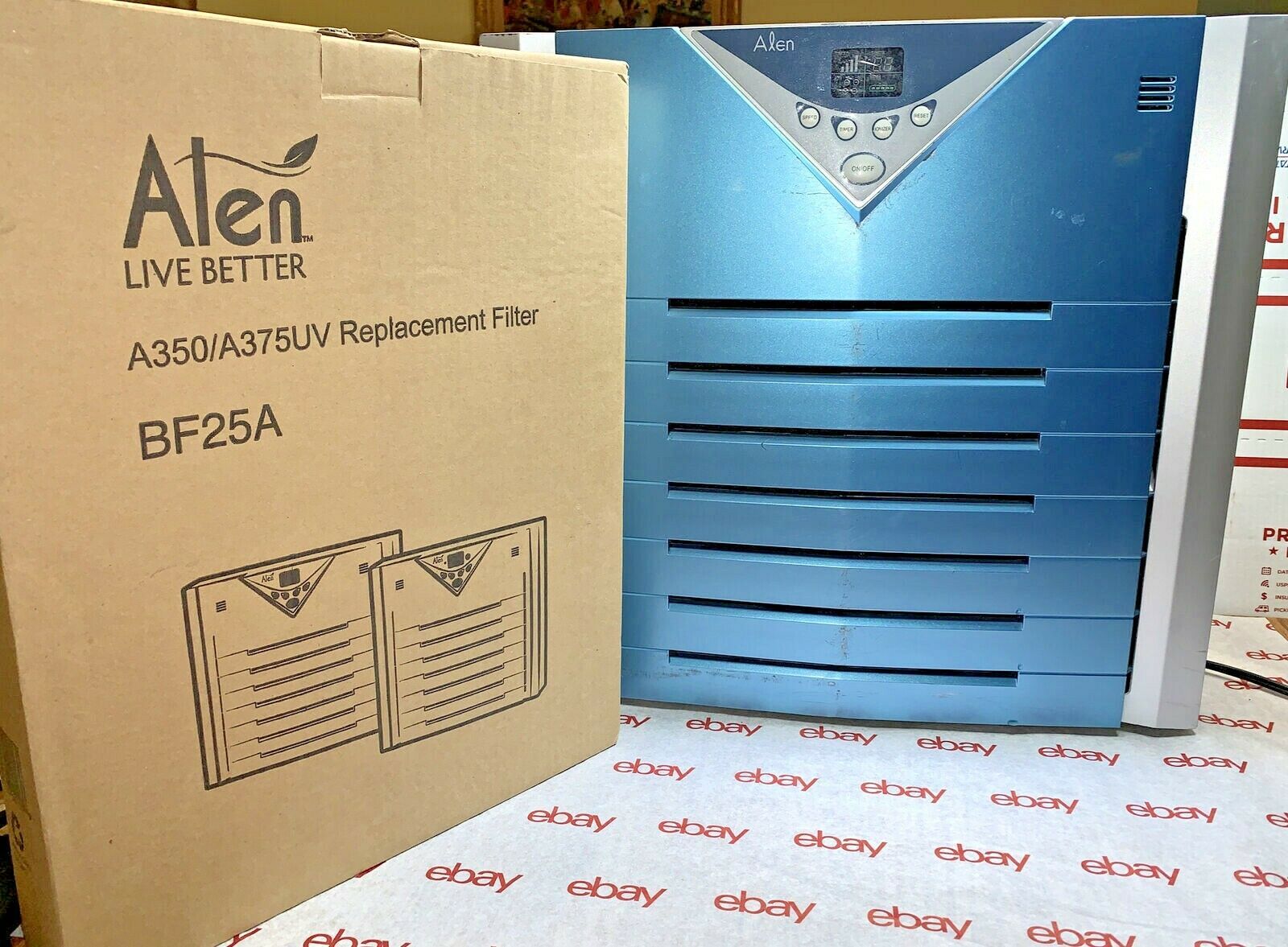 Alen Electrostatic KJ25FEH1 HEPA Air Cleaner Purifier WORKS Indoor