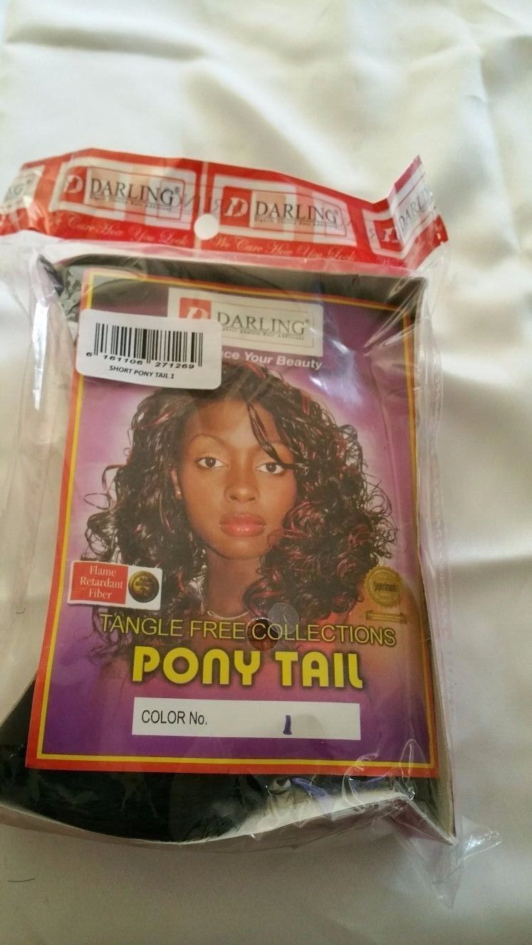 Darling Kenya PonyTail Hair Braid Extensions 1 Black Hair Extensions