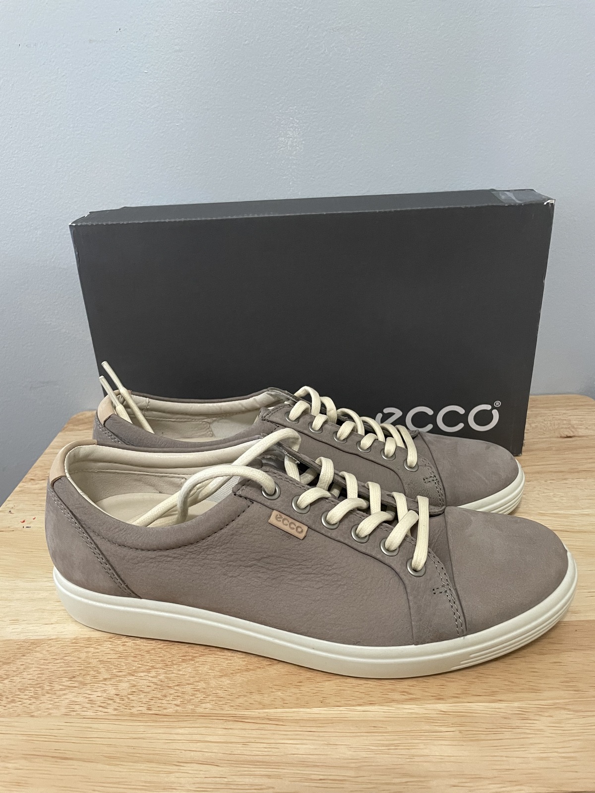 ECCO SOFT 7 Sneaker Warm Grey Womens - Comfort Shoes