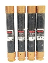 LOT OF 4 BUSSMANN FUSETRON FRS-R-1 DUAL ELEMENT TIME DELAY FUSES 1AMP 600V FRSR1