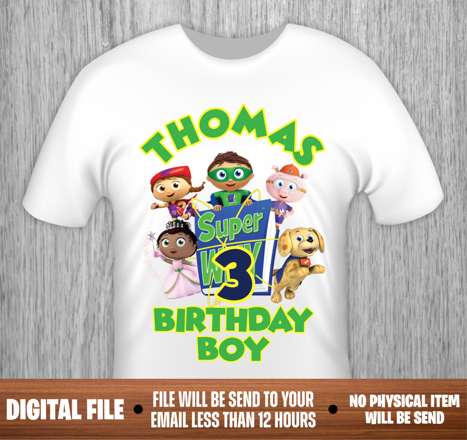 Super Why Shirt, Personalized Super Why Shirt, Super Why Birthday Shirt ...