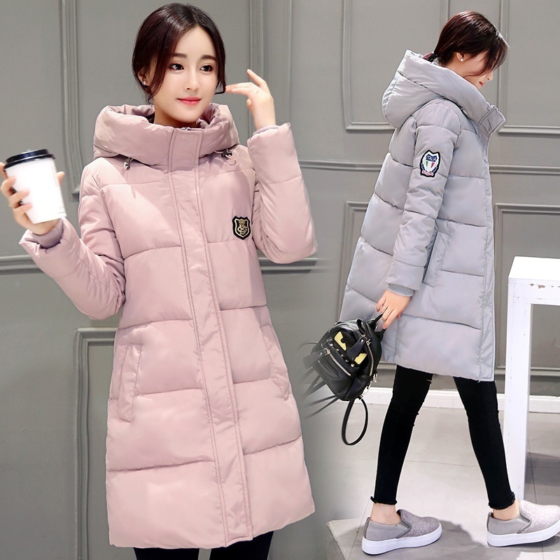 New Winter Women Down Jacket Korean Version of the Casual Long Coat