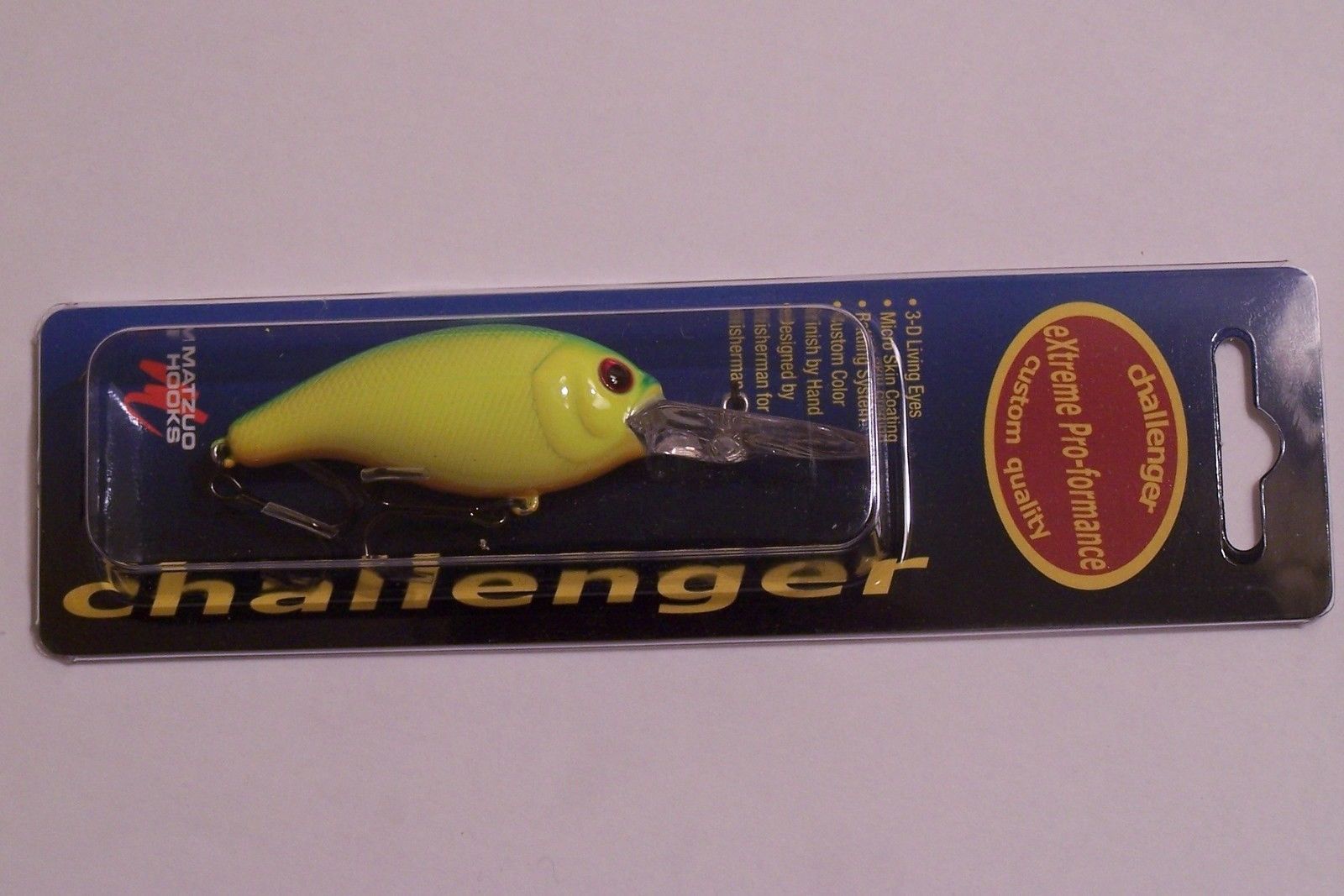 Challenger Diving Crankbait Chartreuse-blue 2.25in Bass Fishing Lure Tw 