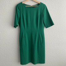 Tahari by Arthur S. Levine Women&#39;s Shift Dress With Pockets Emerald Gree... - $24.13