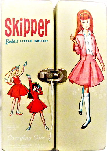 barbie and skipper carrying case