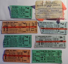 Grand Ole Opry 7 Vintage Ticket Stubs 79-83 Nashville WSM + 1970 ...