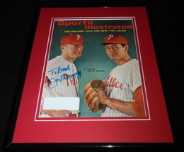 Jim Bunning Signed Framed 1965 Sports Illustrated Magazine Cover Phillies image 1