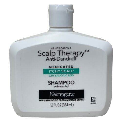 Neutrogena Scalp Therapy Anti-Dandruff Medicated Itchy Scalp Shampoo 12 ...