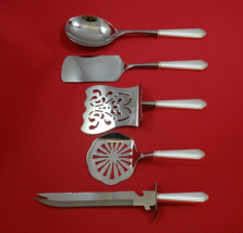 William and Mary by Lunt Sterling Silver Brunch Serving Set 5pc HH WS Cu... - $319.87