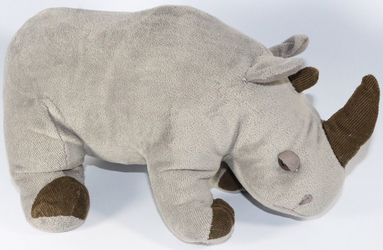 stuffed rhino head