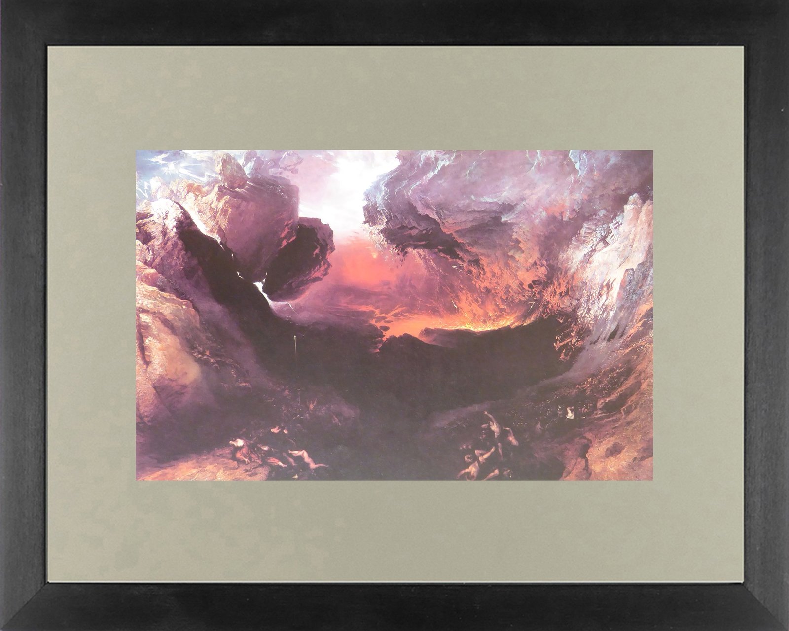 The Great Day of his Wrath John Martin Framed Picture 16" x 20" Other Art